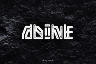 Adine: Bold Tribal Display Font for Impactful Design