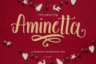 Aminetta Display Font for Joyful Brand Campaigns