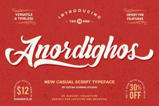 Anordighos: A Playful Display Font with Editorial Warmth