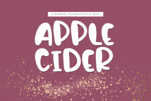 Apple Cider Font for Bold, Bubbly Website Headlines