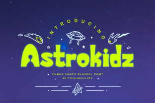 Astrokidz: A Playful Futuristic Display Font for Editorial Charm
