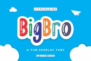 BigBro: A Whimsical Display Font with Authentic Charm