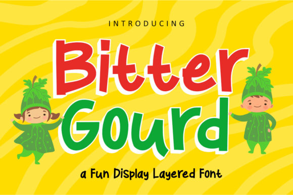 Bitter Gourd: A Playful Display Font for Creative Projects