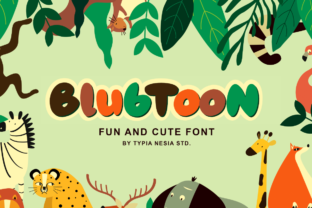Blubtoon: A Whimsical Handwritten Font for Playful Digital Branding