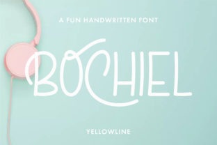 Bochiel Font: Light, Casual Display Fonts for Handmade Charm