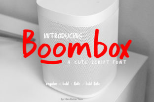 Boombox Font: A Cute & Fun Display Typeface for Handmade Creators
