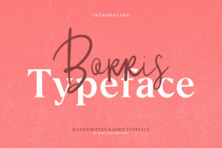Borris Font: Authentic Handcrafted Display Fonts for Digital Design
