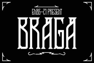 Braga Display Font for Bold Headlines and Logo Design