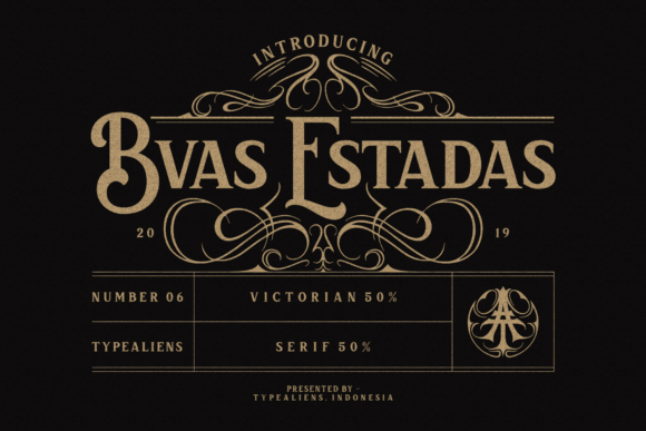 Bvas Estadas: A Bold Vintage Display Font for Digital Design