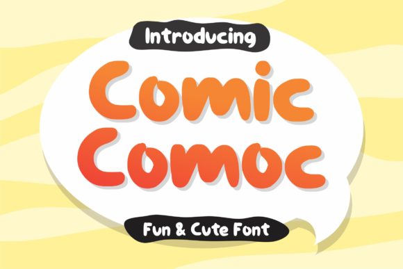 Comiccomoc: A Cute and Fun Display Font for Digital Design