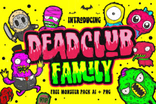 Deadclub Family: A Fun & Horror-Themed Display Font for Bold Branding