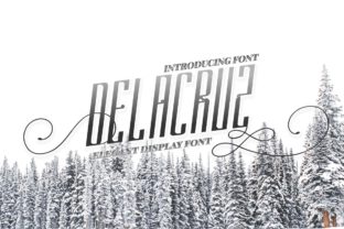 Delacruz Font for Bold, Charming Brand Visuals