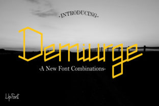 Demiurge: A Bold Display Font for Editorial Impact