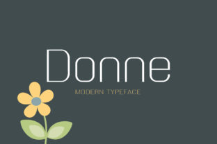 Donne Display Font for Handmade Creators