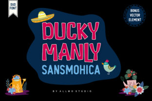 Ducky Manly Font for Playful, Standout Branding