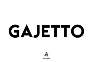 Gajetto Display Font for Handmade Creators