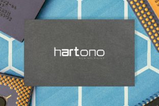 Hartono: A Futuristic Display Font for Modern Digital Brands