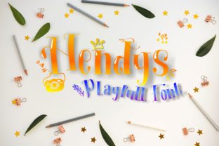 Hendys: A Playful Display Font with Whimsical Charm