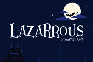 Lazartous Halloween Display Font for Crafters