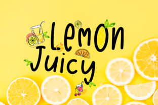 Lemon Juicy Font: Whimsical Display Fonts for Handmade Creators