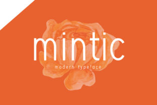 Mintic: A Light and Fresh Display Font for Editorial Calm