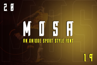Mosa: A Modern Display Font for Scroll-Stopping Brand Content