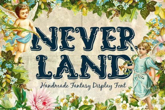 Neverland Display Font for Magical Digital Typography