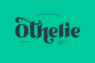 Othelie: A Fashionable Gothic Display Font for Bold Brand Visuals