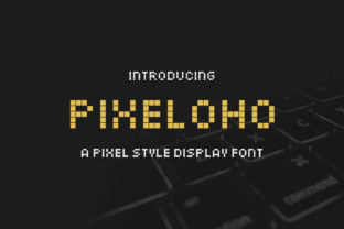 Pixeloho: A Modern Pixel Style Font for Bold Brand Identity