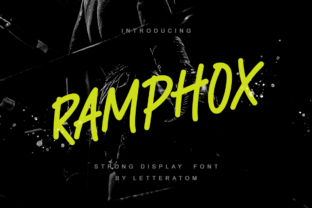 RAMPHOX: A Bold Display Font for Handmade Brands
