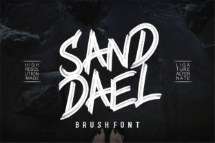 Sand Dael: A Bold Modern Calligraphy Display Font