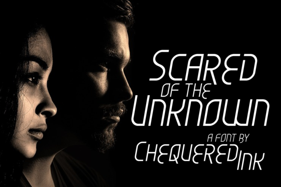Scared of the Unknown Font for Bold Brand Identity