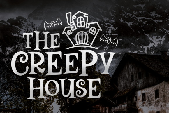 The Creepy House Display Font for Halloween Campaigns