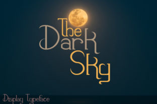 The Dark Sky Font for Spooky, Scroll-Stopping Design