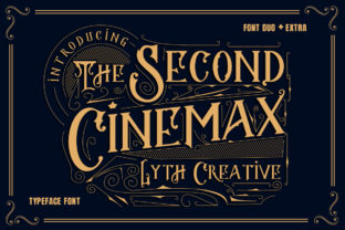 The Second Cinemax Display Font for Vintage Branding