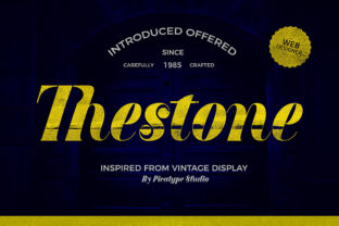Thestone Display Font for Bold, Authentic Branding