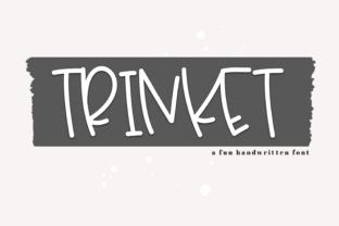 Trinket: A Whimsical Handwritten Display Font for Campaign Design