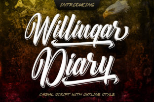Willingar Diary Font for Vintage-Inspired Branding