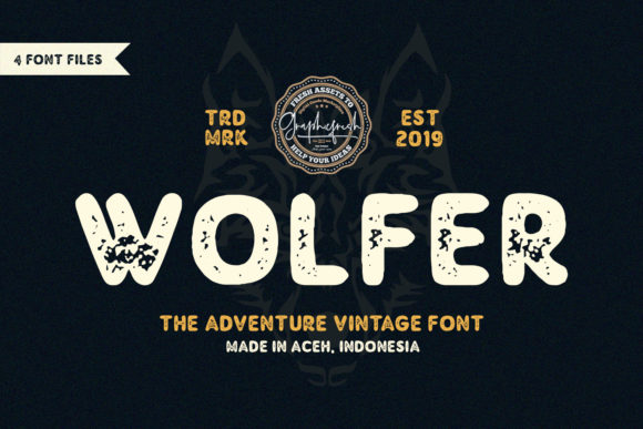 Wolfer: A Vintage Display Font for Editorial Impact